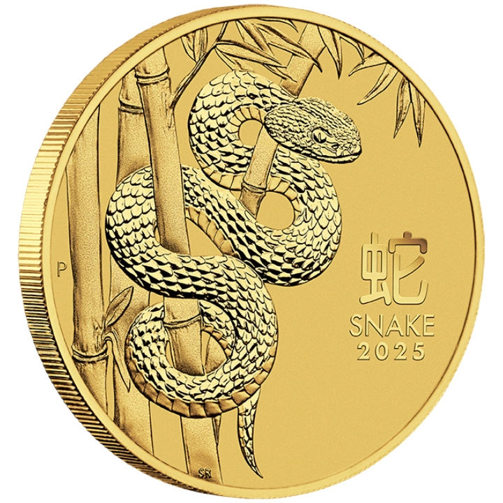 311.03 гр. (10 oz) – Златна Монета Австралийски Лунар III – Година на Змията 2025