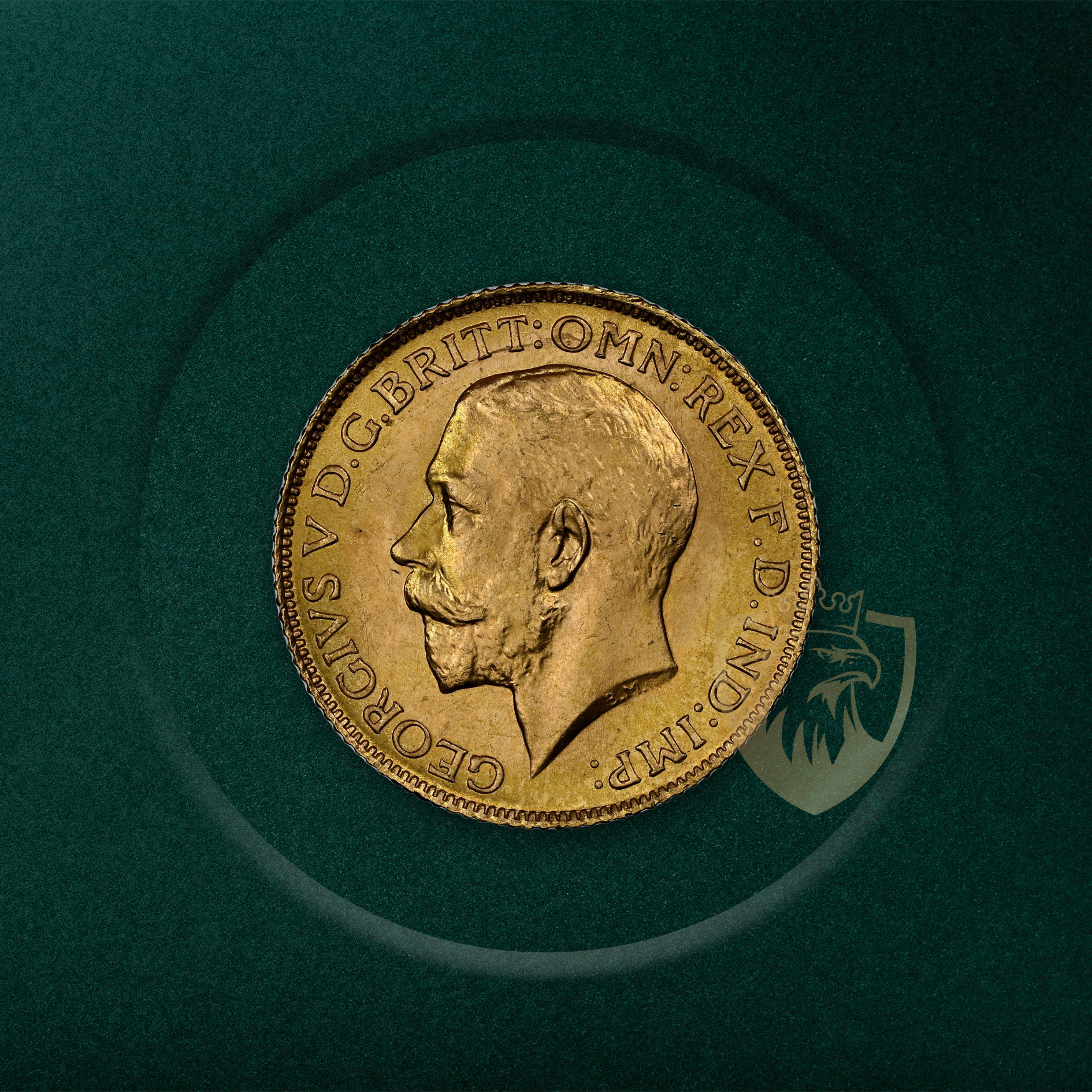7.98 гр. – 1 Златен Суверен – Крал Джордж V (1911–1932)
