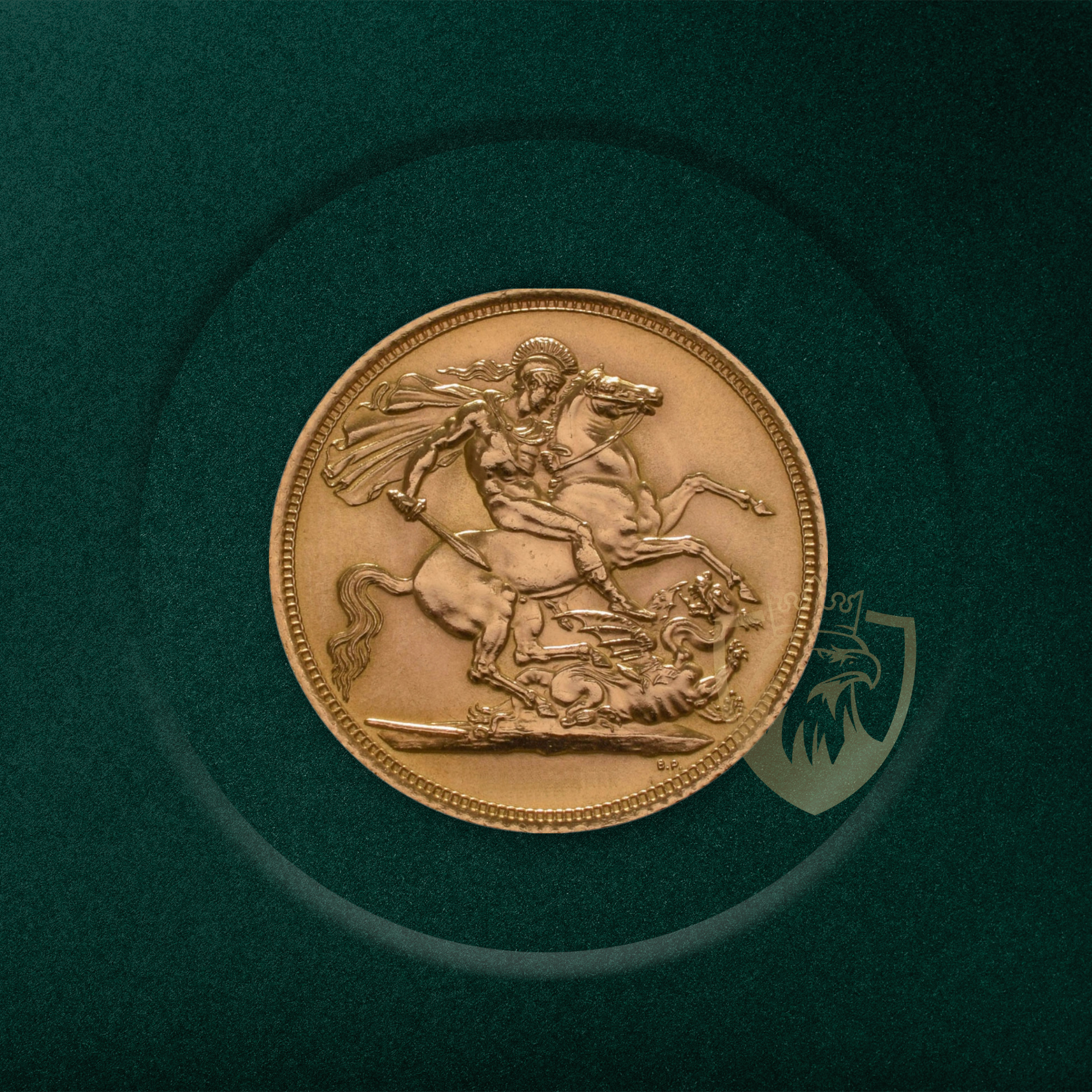 7.98 гр. – 1 Златен Суверен – Кралица Елизабет II (с Венец), 1957-1968