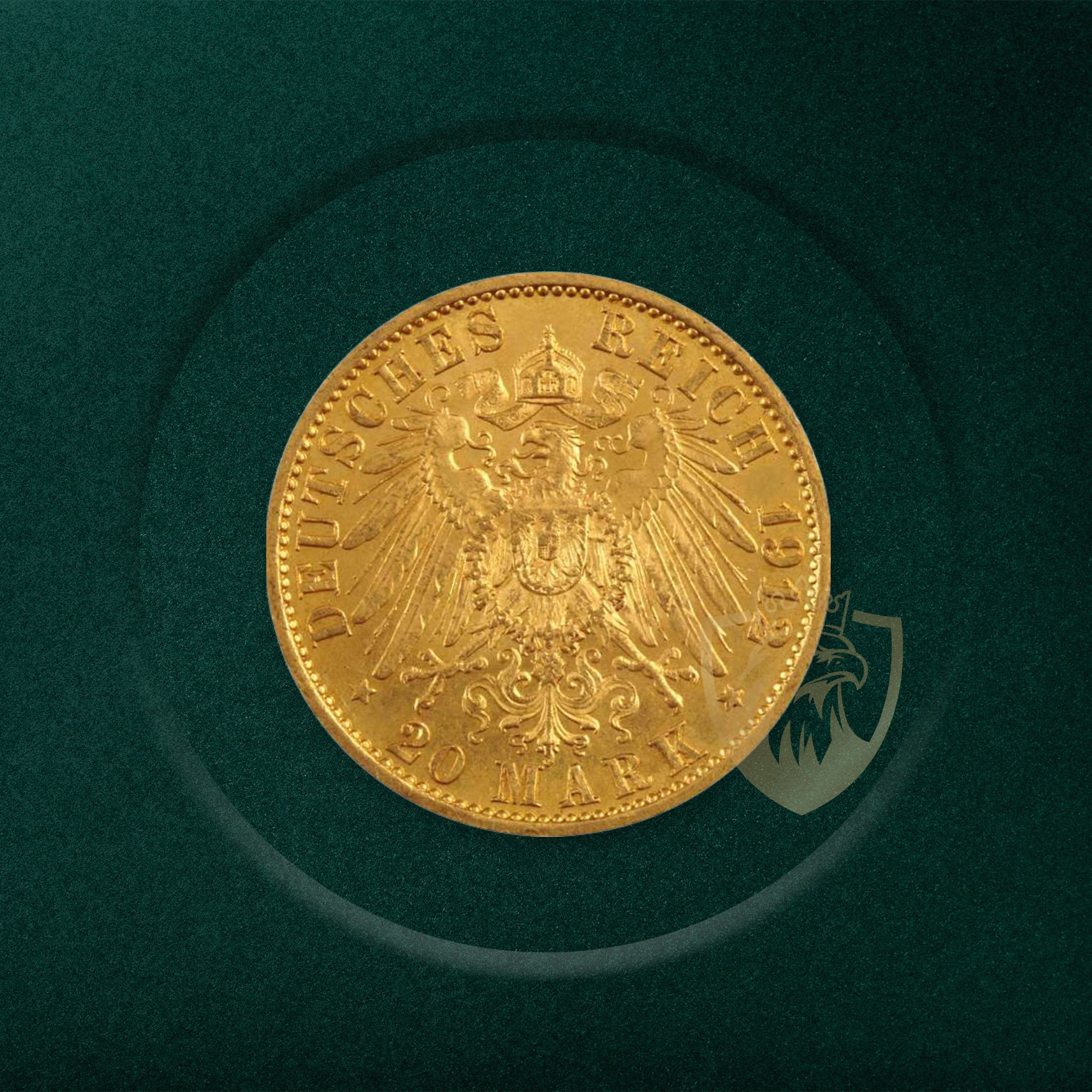 20 Златни Марки „Вилхелм II Пруски“ (Wilhelm II of Prussia) – Германска Империя (1888)