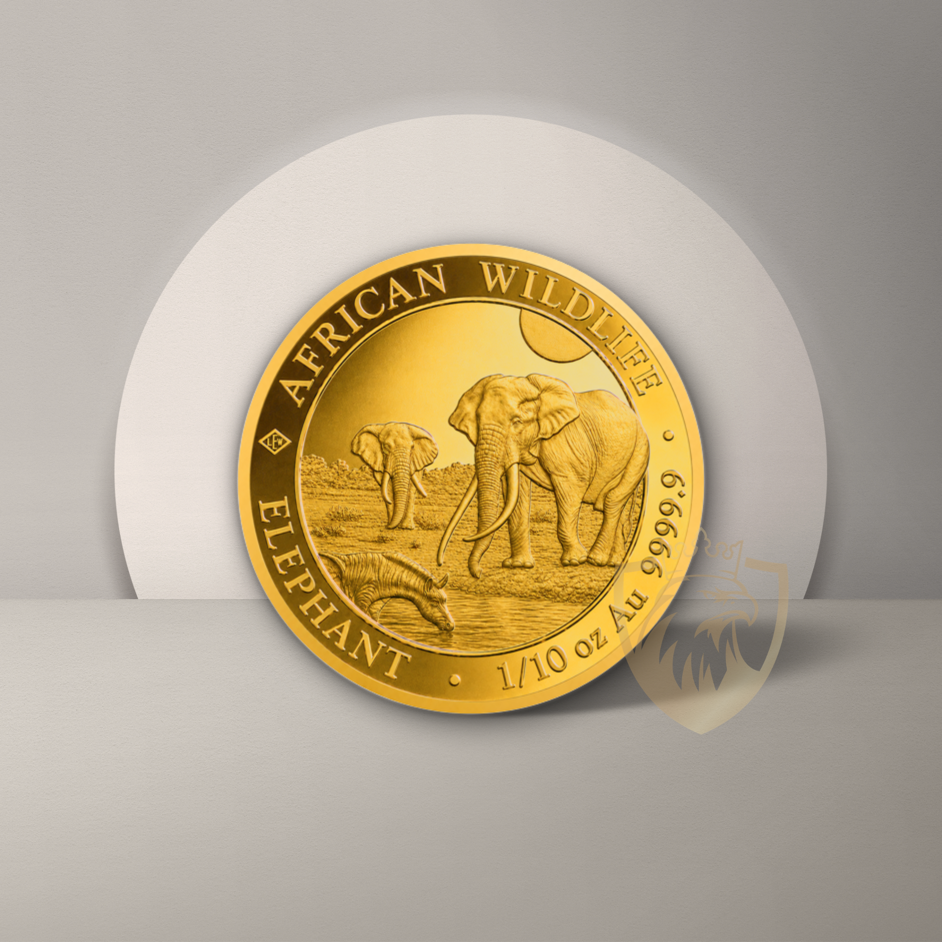 3.11 гр. (1/10 oz) – Златна Монета Сомалийски слон (Somalia Elephant) 2026