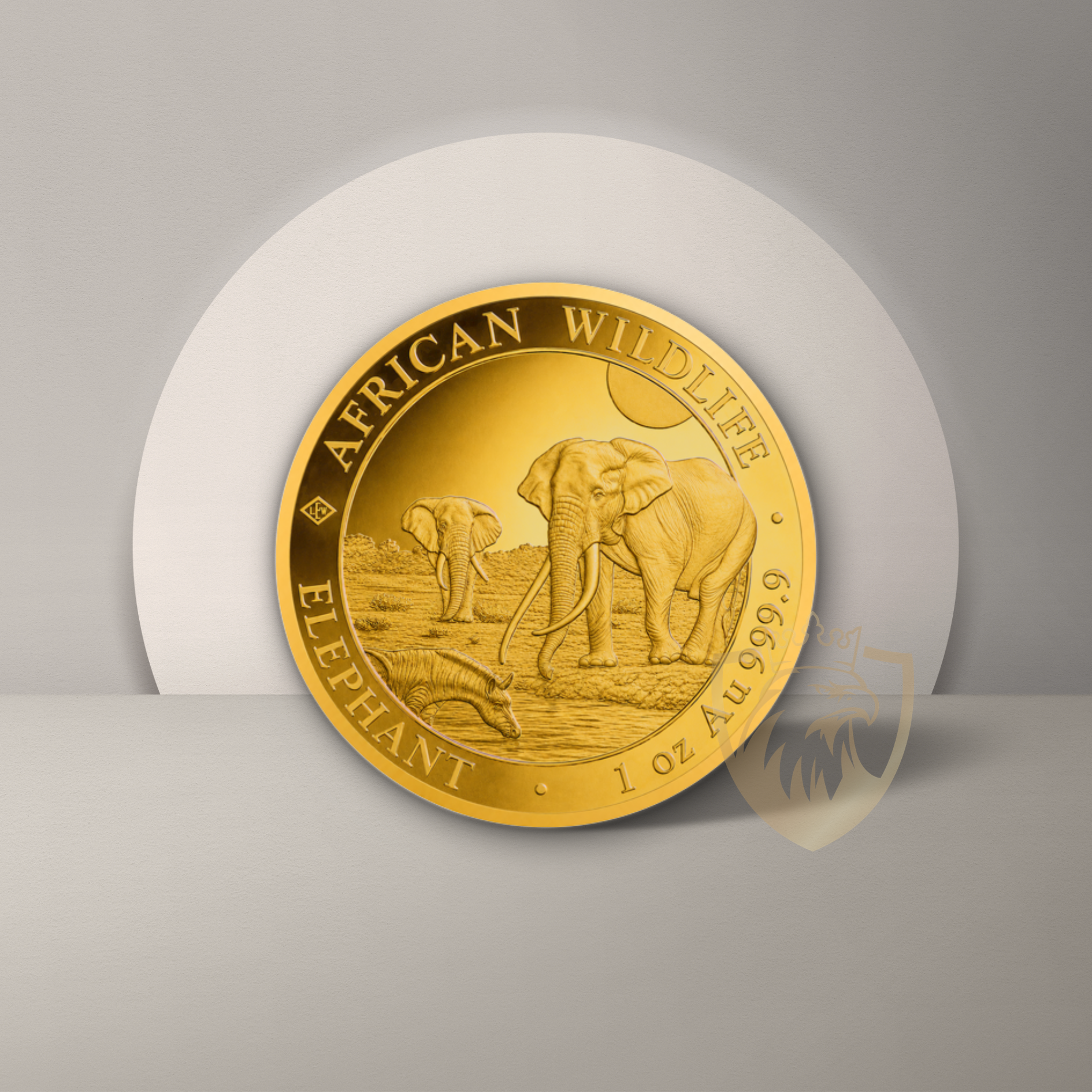 31.1 гр. (1 oz) – Златна Монета Сомалийски слон (Somalia Elephant) 2026