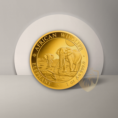 31.1 гр. (1 oz) – Златна Монета Сомалийски слон (Somalia Elephant) 2026