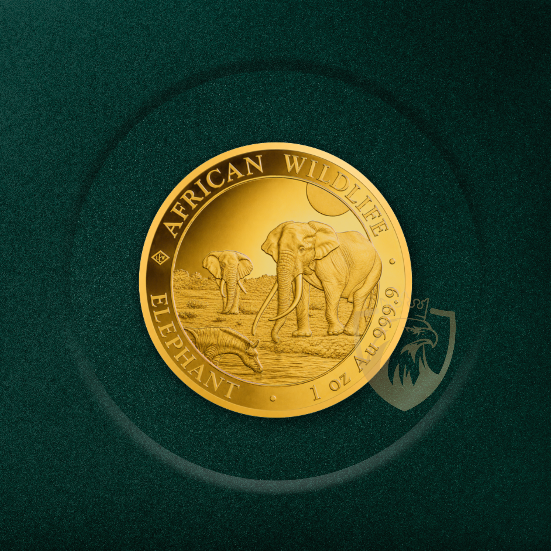 31.1 гр. (1 oz) – Златна Монета Сомалийски слон (Somalia Elephant) 2026