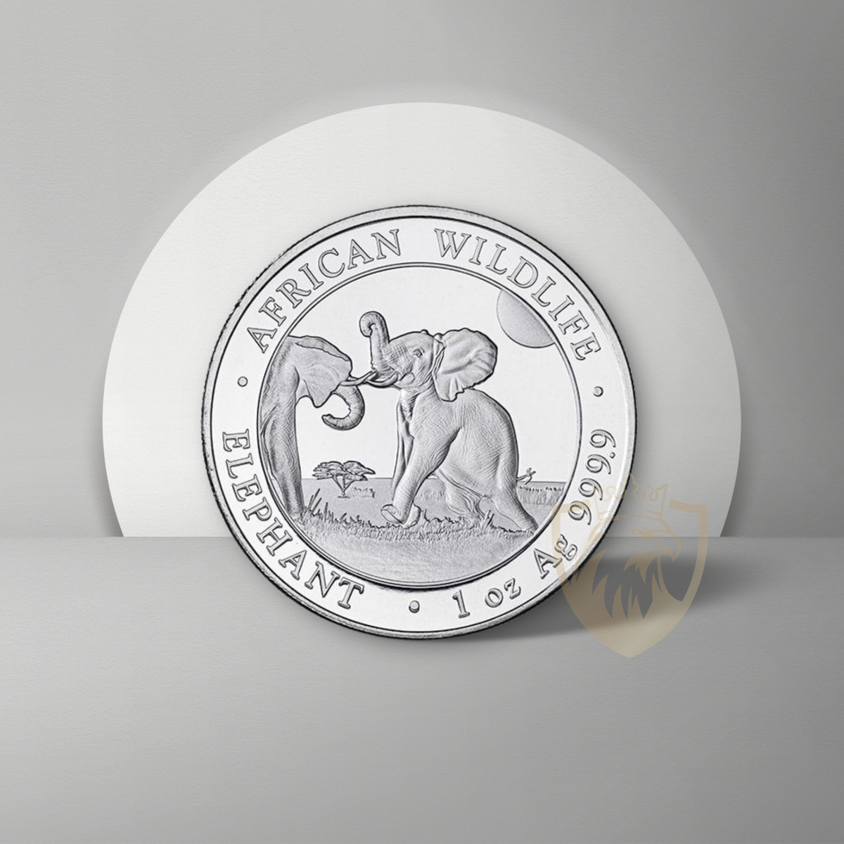 31.10 гр. – Сребърна Монета Сомалийски Слон (Somali Elephant) 2024