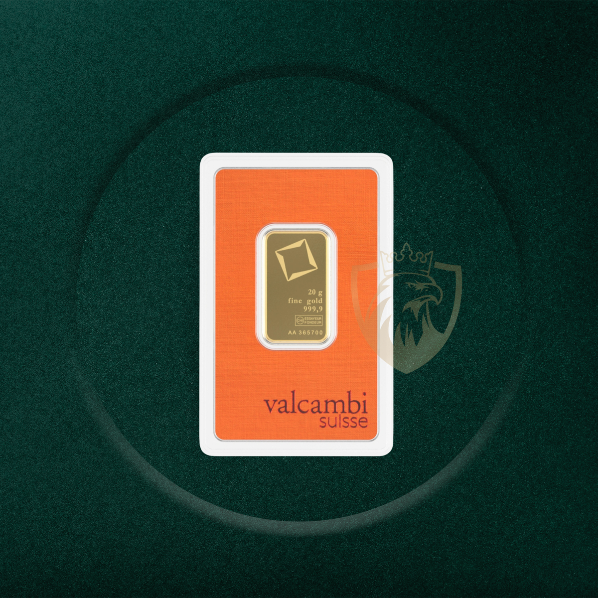 20 Грама Златно Кюлче Valcambi – Швейцария (Swiss Fine Gold 999.9)