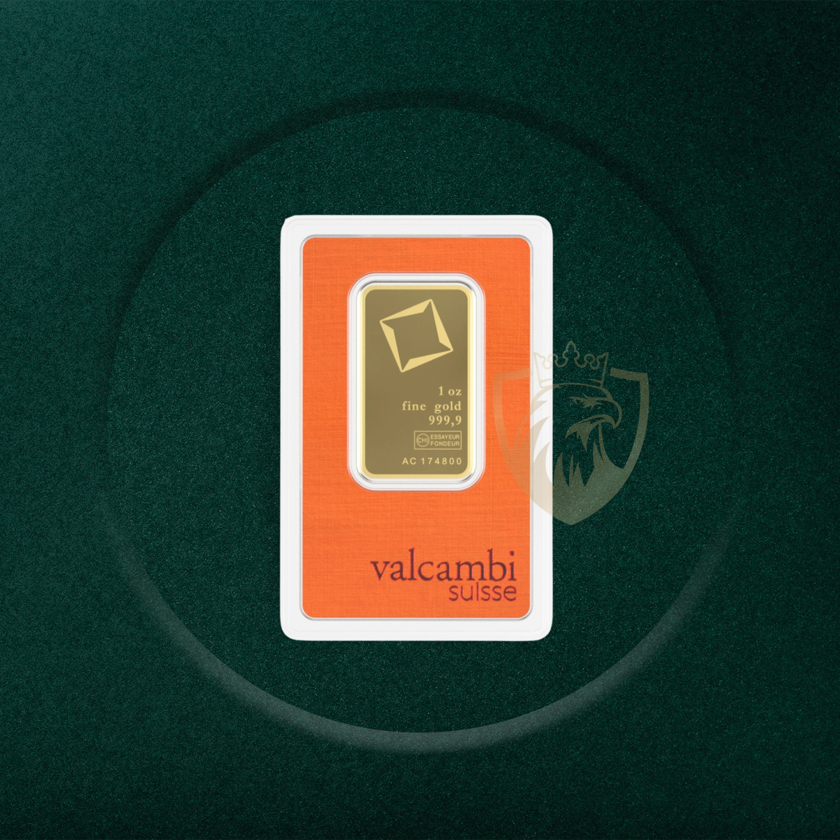 1 Тройунция (31.10 Грама) Златно Кюлче Valcambi – Швейцария (Swiss Fine Gold 999.9)