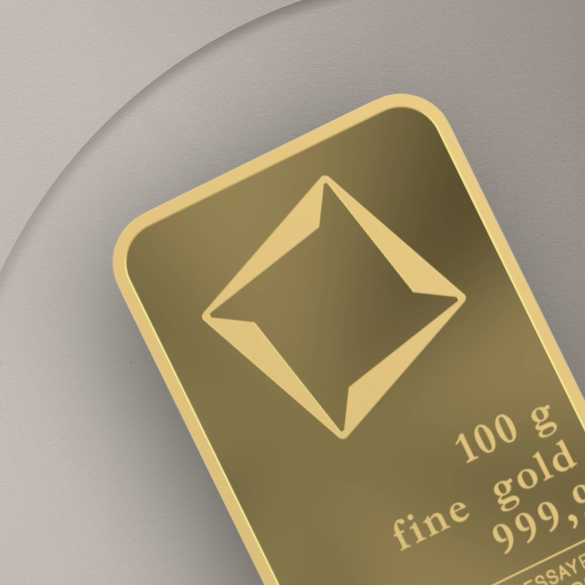 100 Грама Златно Кюлче Valcambi – Швейцария (Swiss Fine Gold 999.9)
