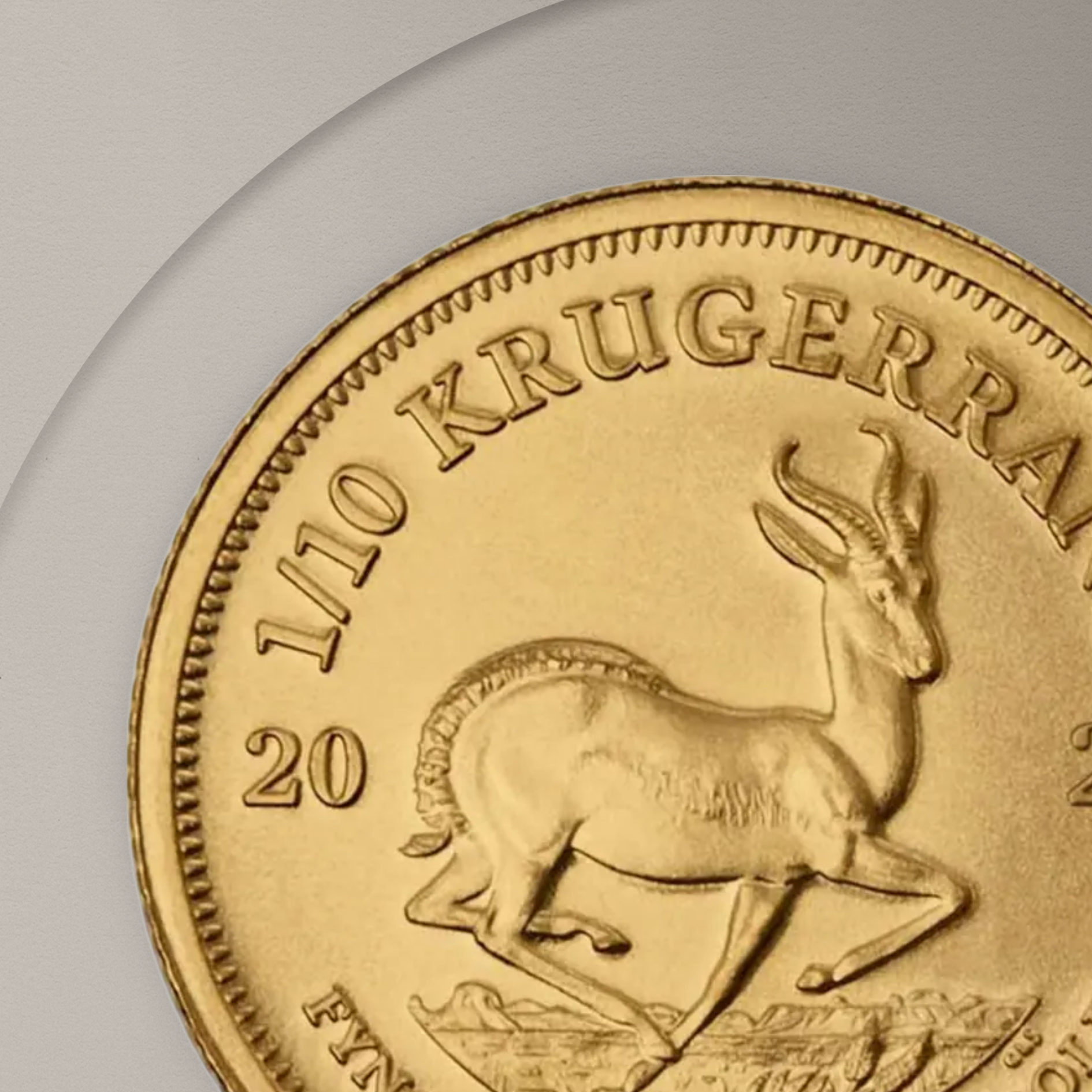 3.11 гр. (1/10 oz) – Златна Монета Кругерранд Южна Африка (2026)